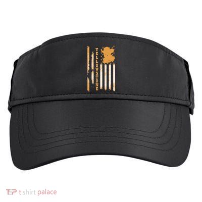Yellowstonee Flag Adult Drive Performance Visor