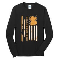 Yellowstonee Flag Tall Long Sleeve T-Shirt