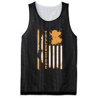 Yellowstonee Flag Mesh Reversible Basketball Jersey Tank