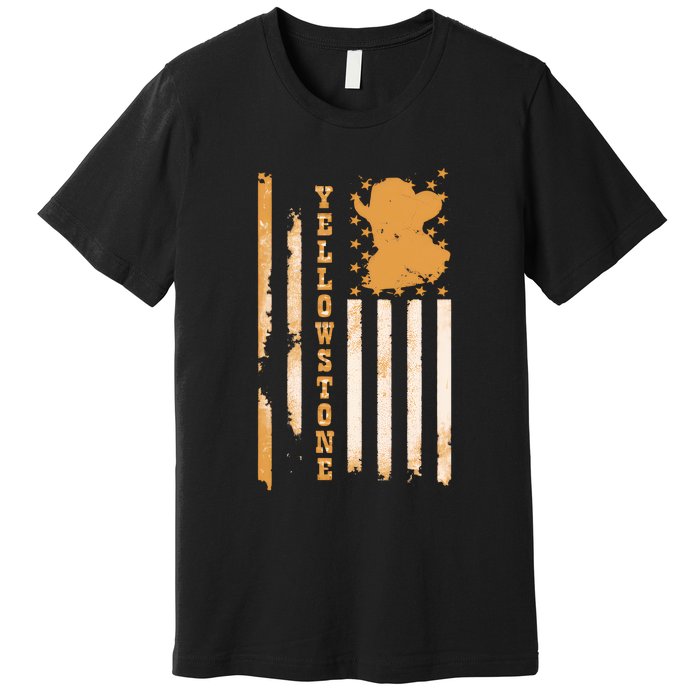 Yellowstonee Flag Premium T-Shirt