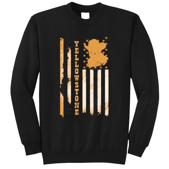 Yellowstonee Flag Tall Sweatshirt