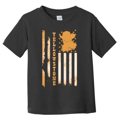 Yellowstonee Flag Toddler T-Shirt