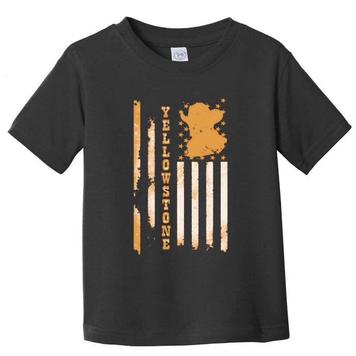 Yellowstonee Flag Toddler T-Shirt