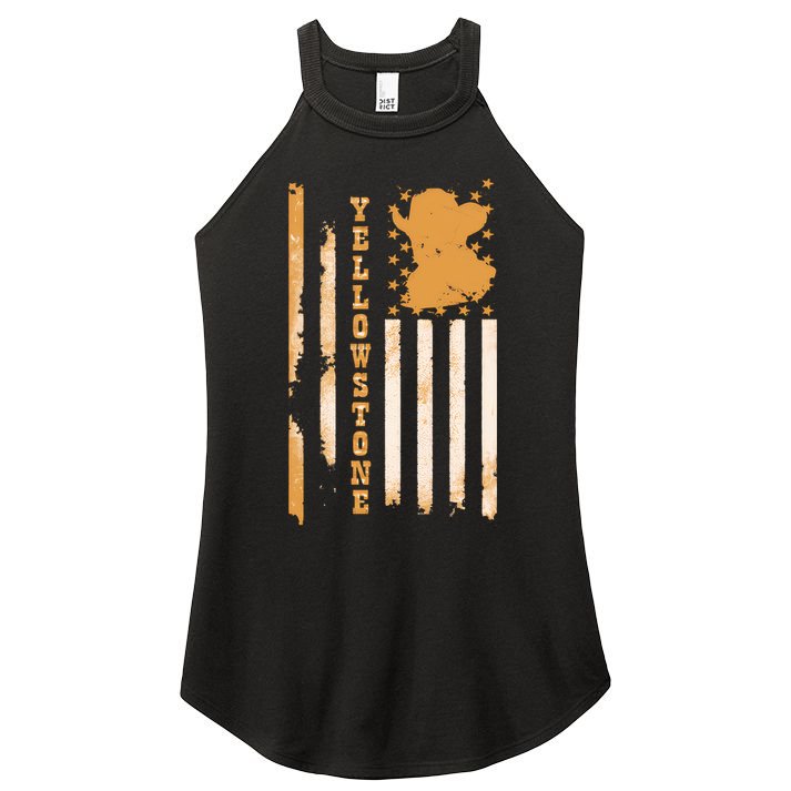 Yellowstonee Flag Women's Perfect Tri Rocker Tank