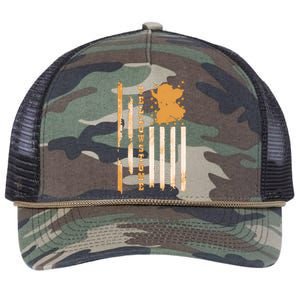 Yellowstonee Flag Retro Rope Trucker Hat Cap