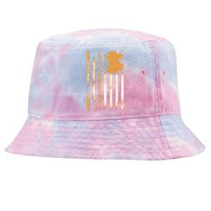 Yellowstonee Flag Tie-Dyed Bucket Hat