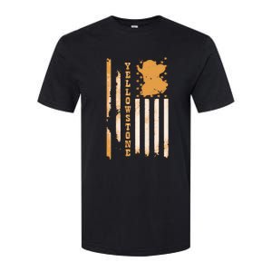 Yellowstonee Flag Softstyle CVC T-Shirt