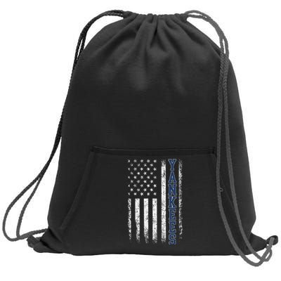 Y.A.N.K.E.E.S Flag Sweatshirt Cinch Pack Bag