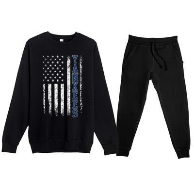 Y.A.N.K.E.E.S Flag Premium Crewneck Sweatsuit Set