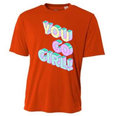 You Go 90s Vibe Vintage 1990s Music 90s Nineties Great Gift Cooling Performance Crew T-Shirt