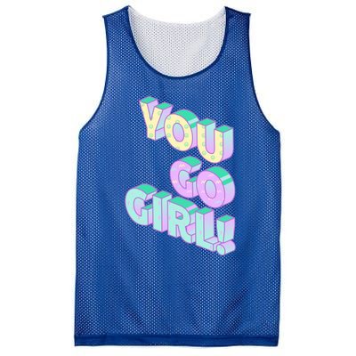 You Go 90s Vibe Vintage 1990s Music 90s Nineties Great Gift Mesh Reversible Basketball Jersey Tank