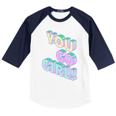 You Go 90s Vibe Vintage 1990s Music 90s Nineties Great Gift Baseball Sleeve Shirt