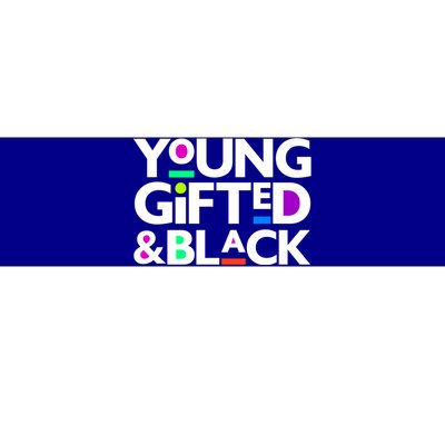 Young Gifted And Black Juneteenth Freedom Gift Bumper Sticker