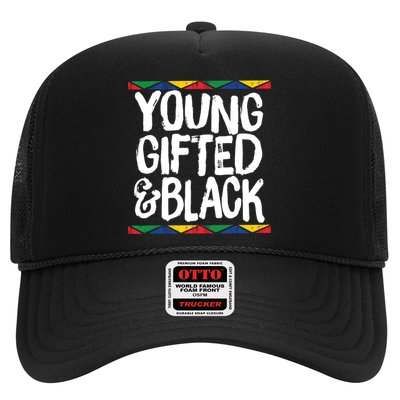 Young Gifted And Black African Pride History Heritage Great Gift Trucker Hat
