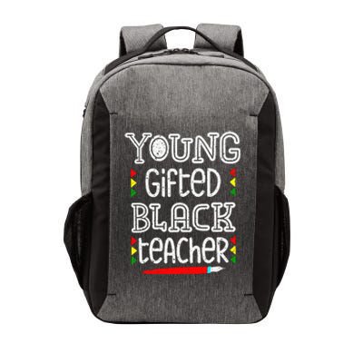 Young Gifted And Black Teacher Cool Black History Month Vector Backpack