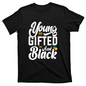 Young Gifted And Black African American Pride History Month T-Shirt