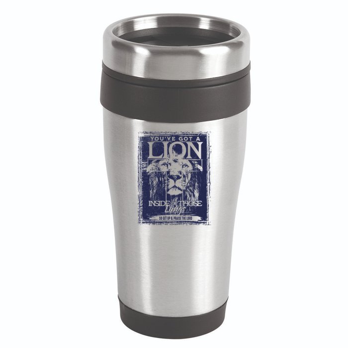 You've Got A Lion Inside of Those Lungs 16oz Travel Tumbler