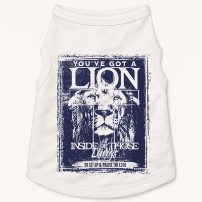 You've Got A Lion Inside of Those Lungs Doggie Tank