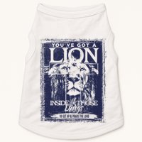 You've Got A Lion Inside of Those Lungs Doggie Tank