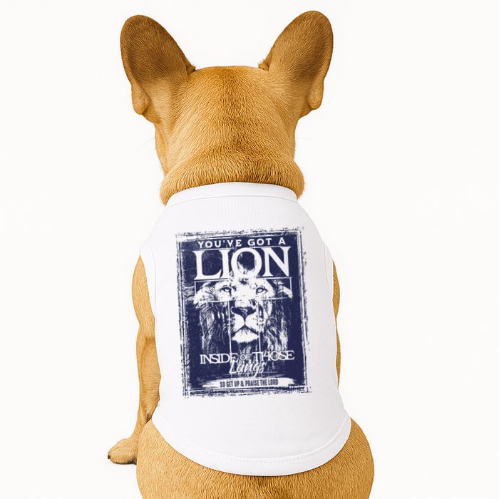 You've Got A Lion Inside of Those Lungs Doggie Tank