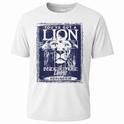 You've Got A Lion Inside of Those Lungs Performance Shirt