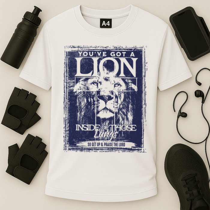 You've Got A Lion Inside of Those Lungs Performance Shirt
