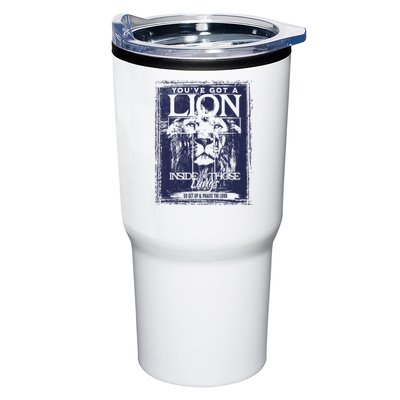 You've Got A Lion Inside of Those Lungs Tumbler