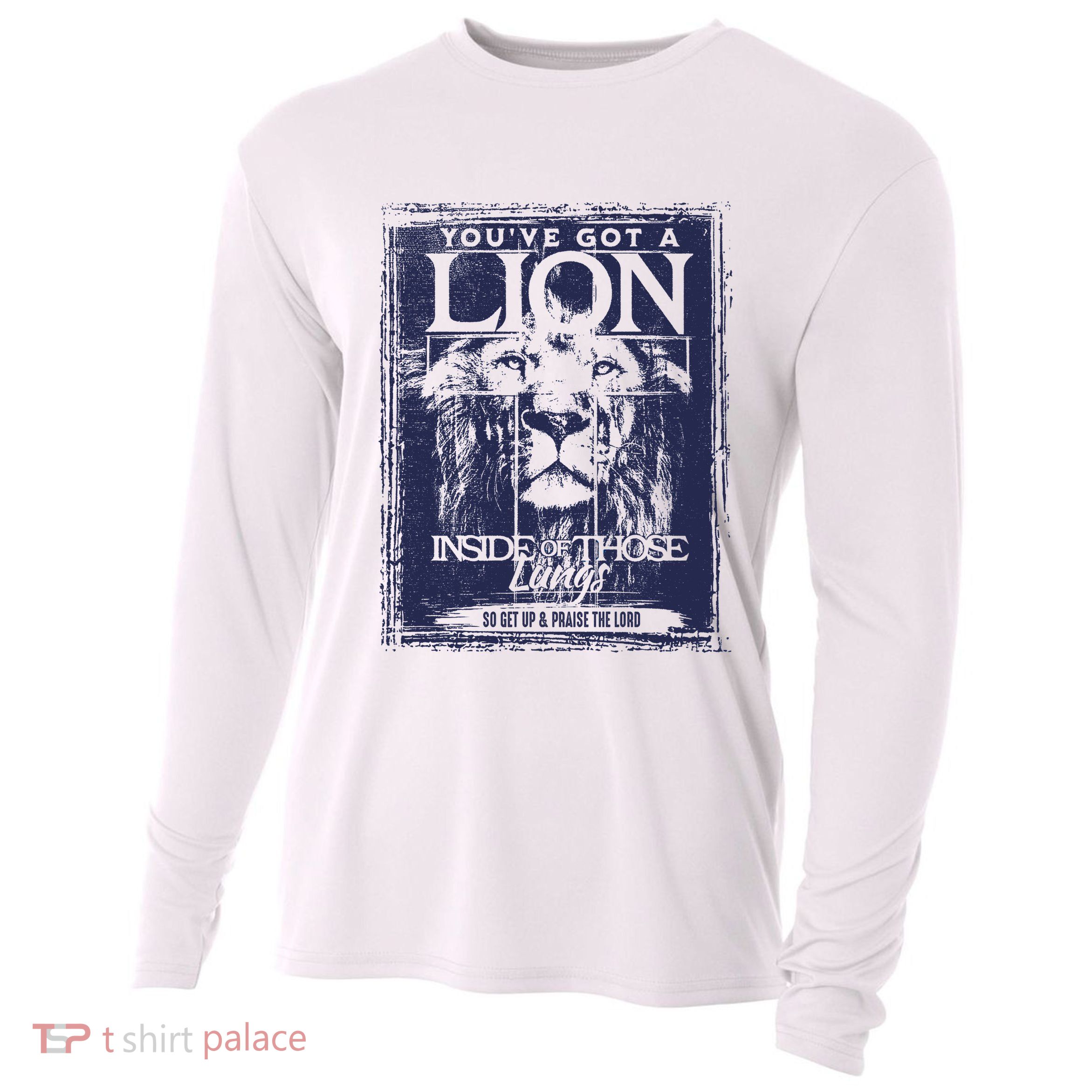 You've Got A Lion Inside of Those Lungs Cooling Performance Long Sleeve Crew
