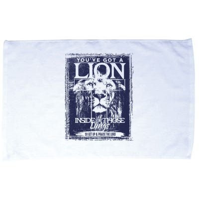 You've Got A Lion Inside of Those Lungs Microfiber Hand Towel