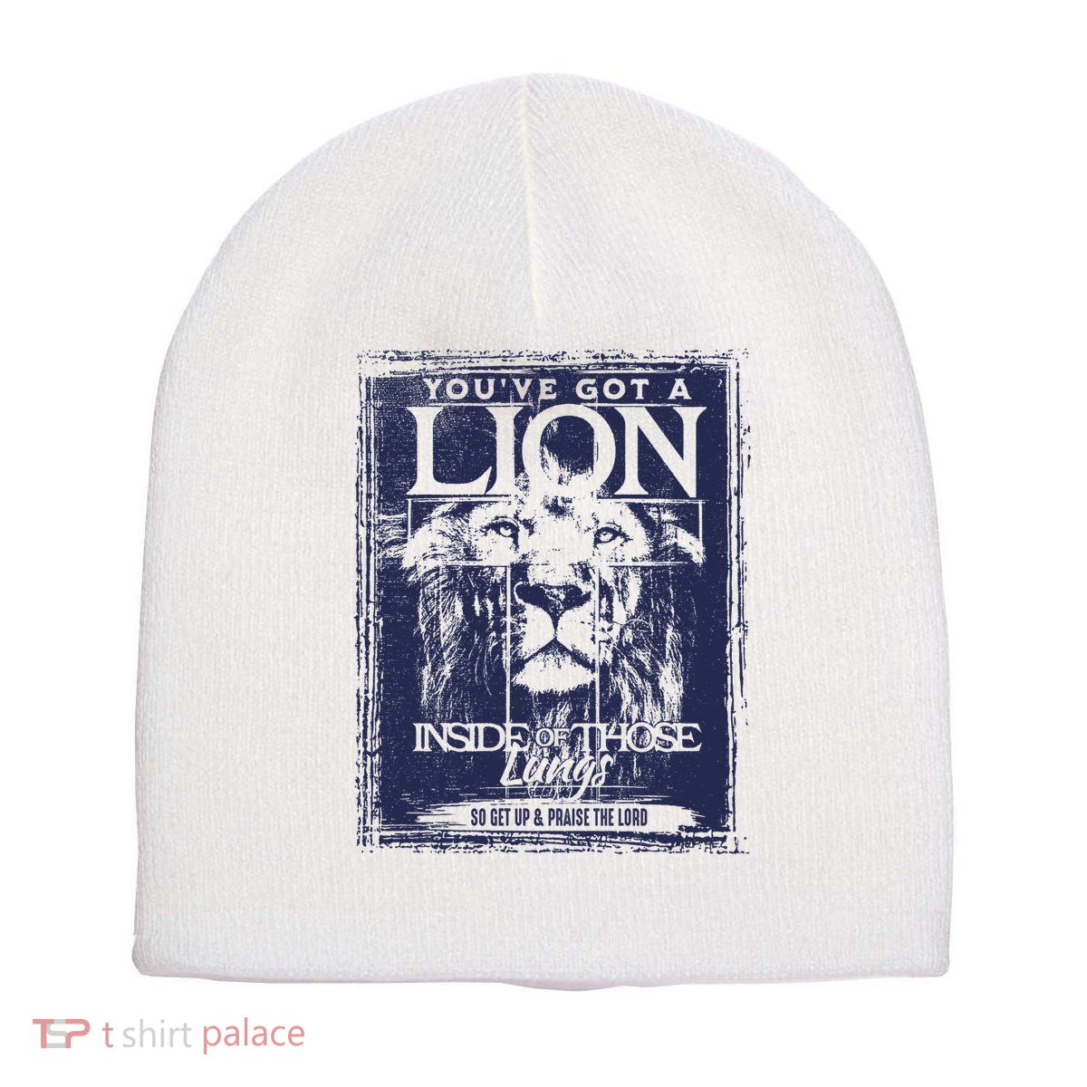 You've Got A Lion Inside of Those Lungs Short Acrylic Beanie