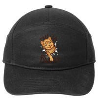 Yall Got Any Tuna Funny Cat 7-Panel Snapback Hat