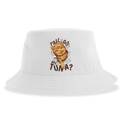 Yall Got Any Tuna Funny Cat Sustainable Bucket Hat