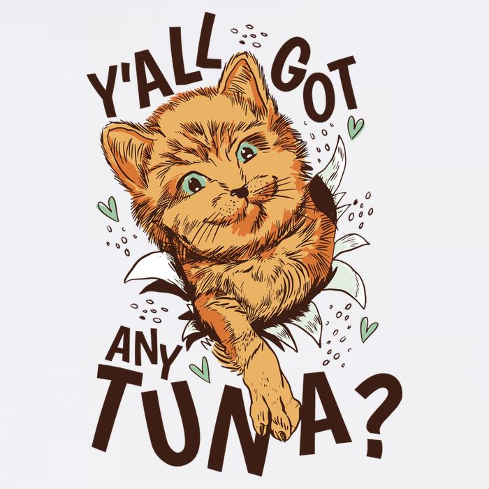 Yall Got Any Tuna Funny Cat Sustainable Bucket Hat
