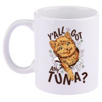Yall Got Any Tuna Funny Cat 11oz C Handle Ceramic Mug