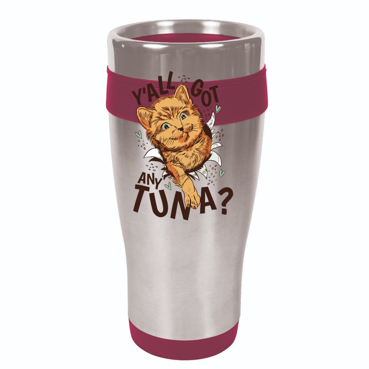 Yall Got Any Tuna Funny Cat Cropped Pullover Crew