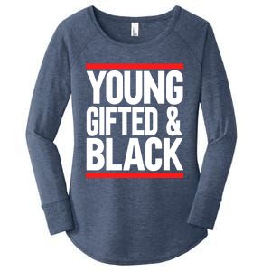 Young Gifted And Black Gift Women's Perfect Tri Tunic Long Sleeve Shirt