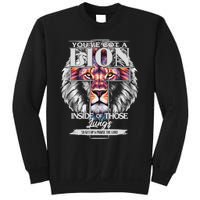 YouVe Got A Lion Inside Of Those Lungs Christian Religious Sweatshirt