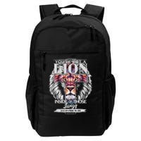 YouVe Got A Lion Inside Of Those Lungs Christian Religious Daily Commute Backpack