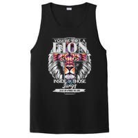 YouVe Got A Lion Inside Of Those Lungs Christian Religious PosiCharge Competitor Tank