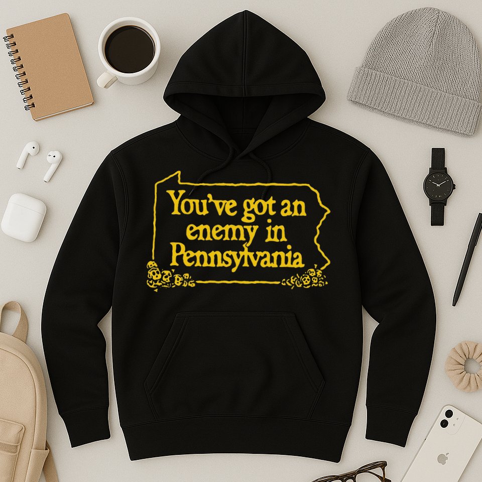 YouVe Got An Enemy Funny In Pennsylvania Funny Hoodie
