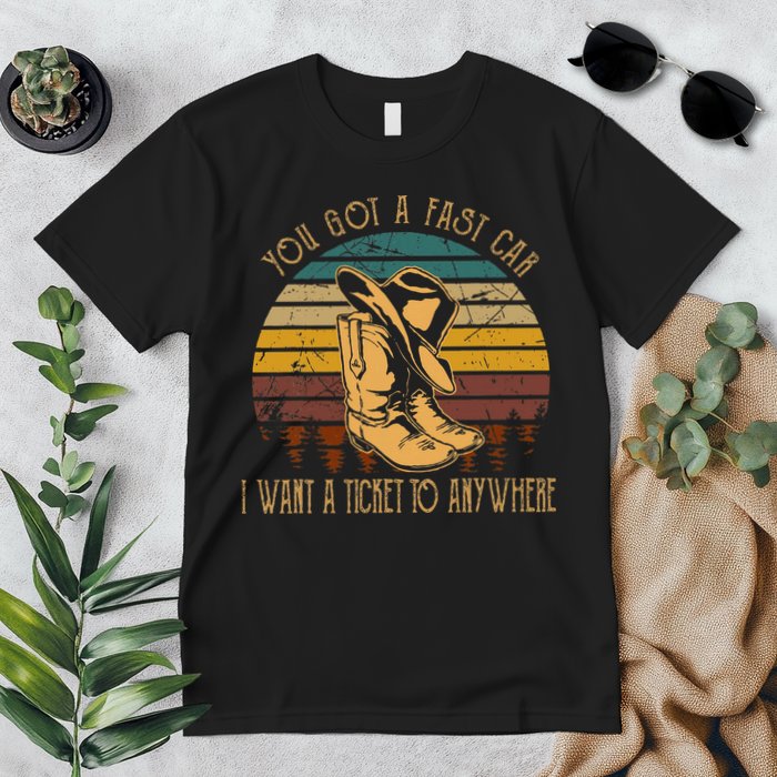 You Got A Fast Car I Want A Ticket To Anywhere Premium T-Shirt