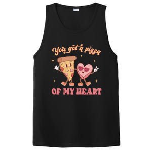 You Got A Pizza Of My Heart Retro Valentine's Day Gift PosiCharge Competitor Tank