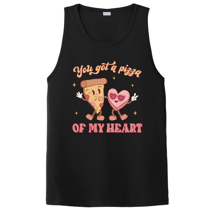 You Got A Pizza Of My Heart Retro Valentine's Day Gift PosiCharge Competitor Tank