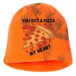 You Got A Pizza My Heart Valentine Day Lover Couple Matching Kati - Camo Knit Beanie