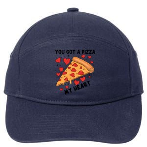 You Got A Pizza My Heart Valentine Day Lover Couple Matching 7-Panel Snapback Hat