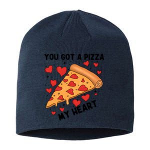 You Got A Pizza My Heart Valentine Day Lover Couple Matching Sustainable Beanie