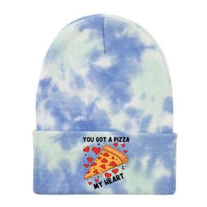 You Got A Pizza My Heart Valentine Day Lover Couple Matching Tie Dye 12in Knit Beanie