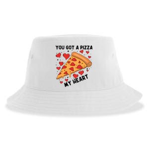 You Got A Pizza My Heart Valentine Day Lover Couple Matching Sustainable Bucket Hat