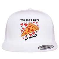 You Got A Pizza My Heart Valentine Day Lover Couple Matching Flat Bill Trucker Hat