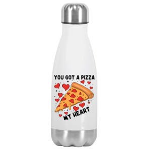 You Got A Pizza My Heart Valentine Day Lover Couple Matching Stainless Steel Insulated Water Bottle